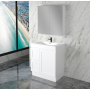 Mia 750 Matte White Free Standing Vanities Cabinet Only